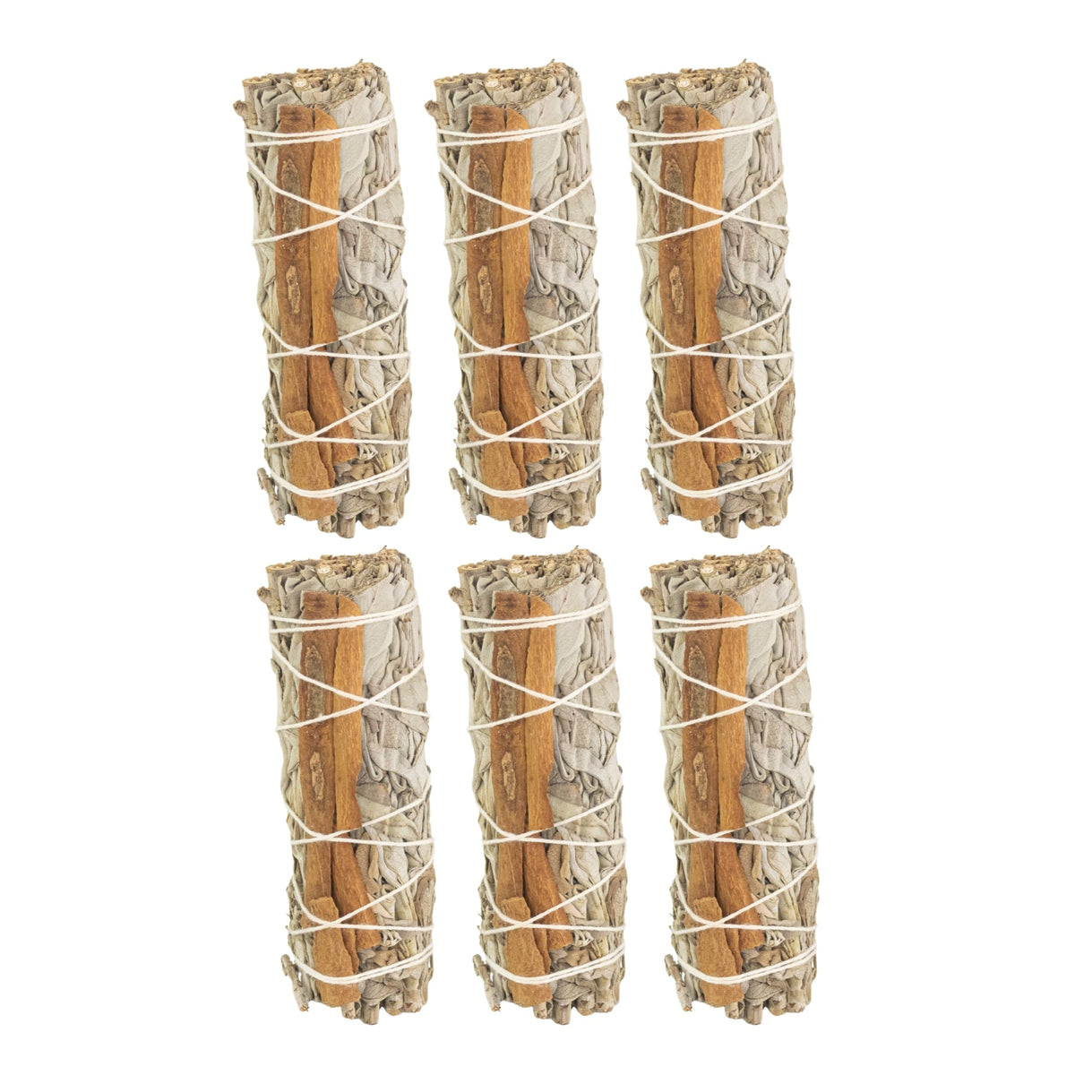 White Sage with Cinnamon Smudge Stick