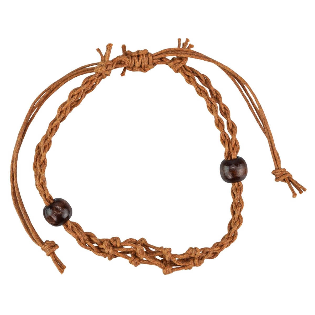Adjustable Macrame Crystal Holder Bracelet