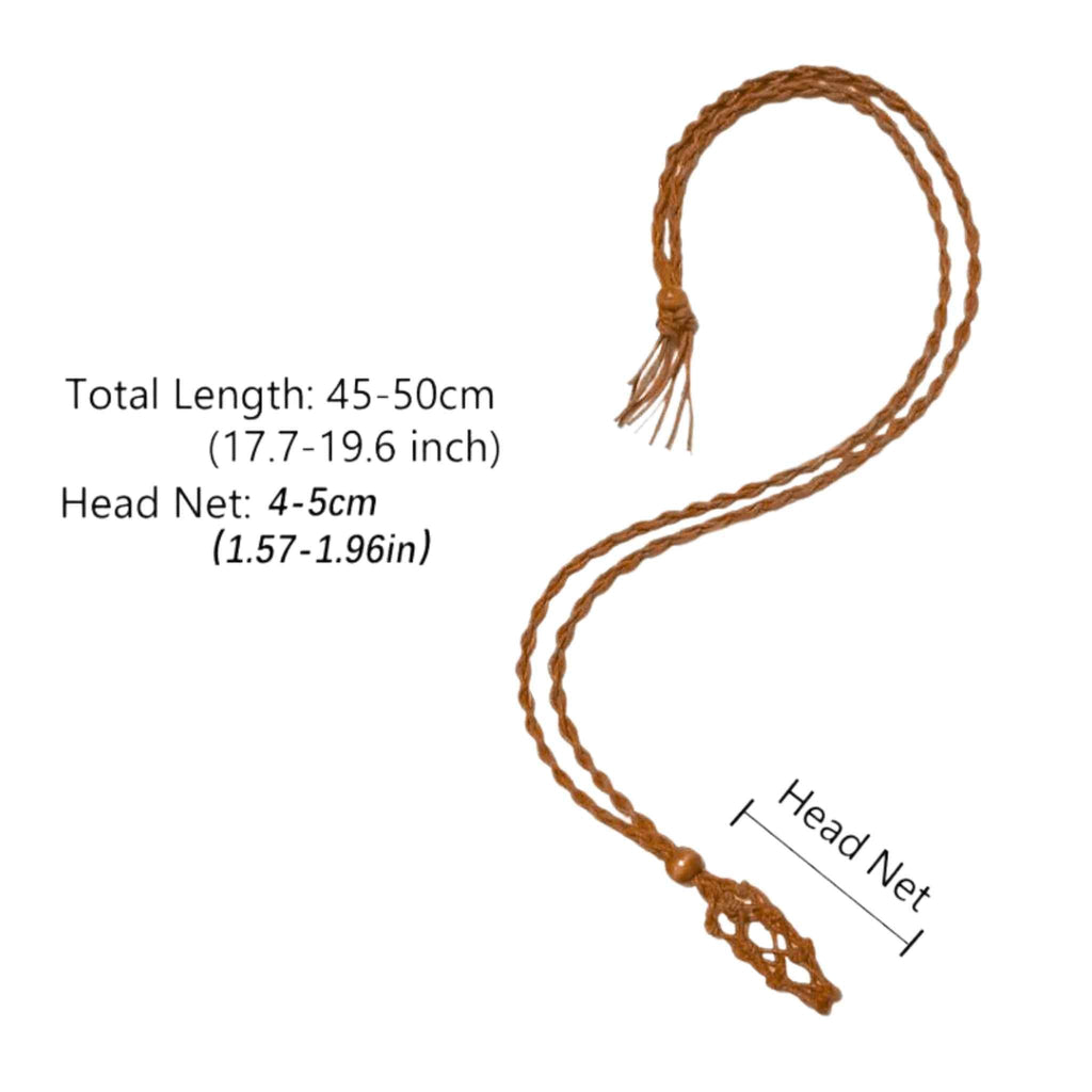 Adjustable Macrame Crystal Holder Necklace