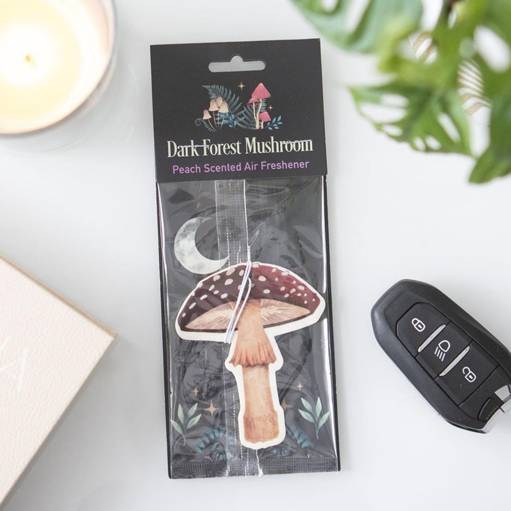 Peach Dark Forest Mushroom Air Freshener