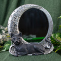 Cat on Moon Mirror