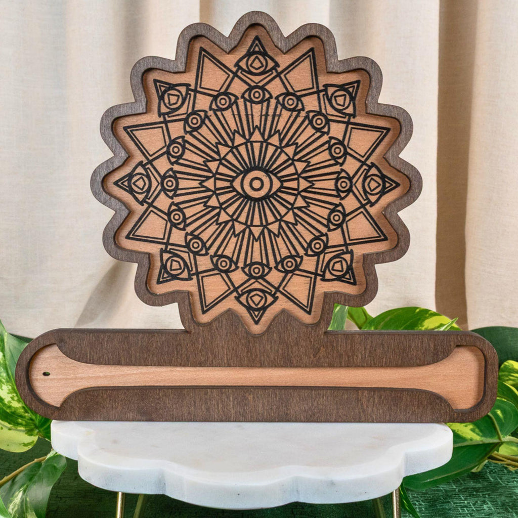 Crystal Grid Incense Burner
