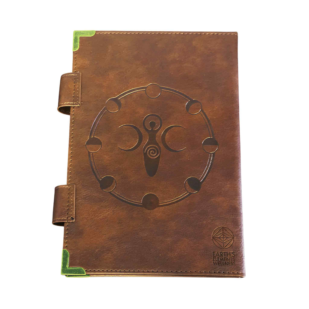 Moon Cycle Leather Journal