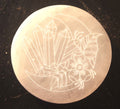 Selenite Crystal Crescent Moon Plate – Crystal Charging & Cleansing Altar Disc