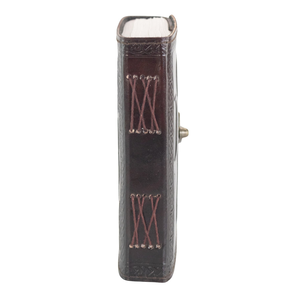 Triple Moon Goddess Leather Journal