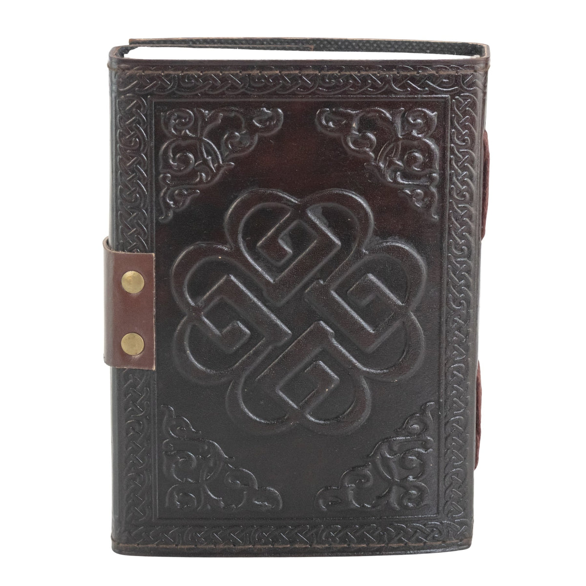 Triple Moon Goddess Leather Journal